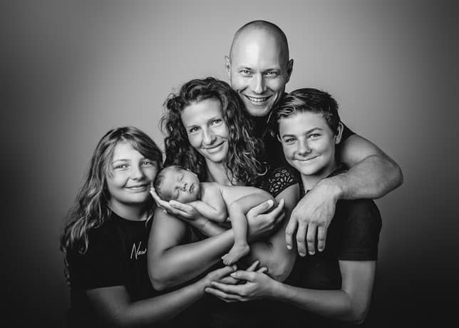 Babyshooting mit der ganzen Familie